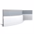 Плинтус под покраску гибкий Orac Decor Axxent SX104F 2000×148×17