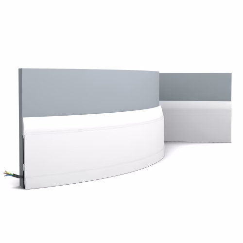 Плинтус под покраску гибкий Orac Decor Axxent SX104F 2000×148×17