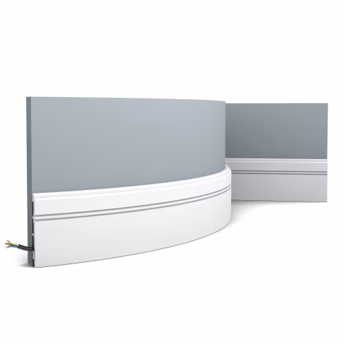Плинтус под покраску гибкий Orac Decor Select SX105F 2000×108×13