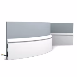 Плинтус под покраску гибкий Orac Decor Select SX118F 2000×138×18