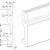 Плинтус под покраску гибкий Orac Decor Select SX137F 2000×99×15
