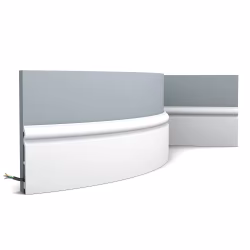 Плинтус под покраску гибкий Orac Decor Axxent SX138F 2000×138×15