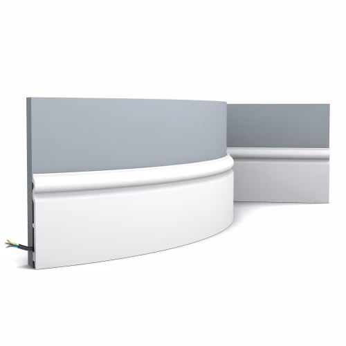 Плинтус под покраску гибкий Orac Decor Axxent SX138F 2000×138×15