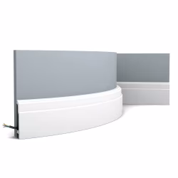 Плинтус под покраску гибкий Orac Decor Select SX155F 2000×108×25