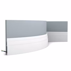 Плинтус под покраску гибкий Orac Decor Select SX180F 2000×120×16