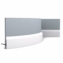 Плинтус под покраску гибкий Orac Decor Select SX172F 2000×85×14