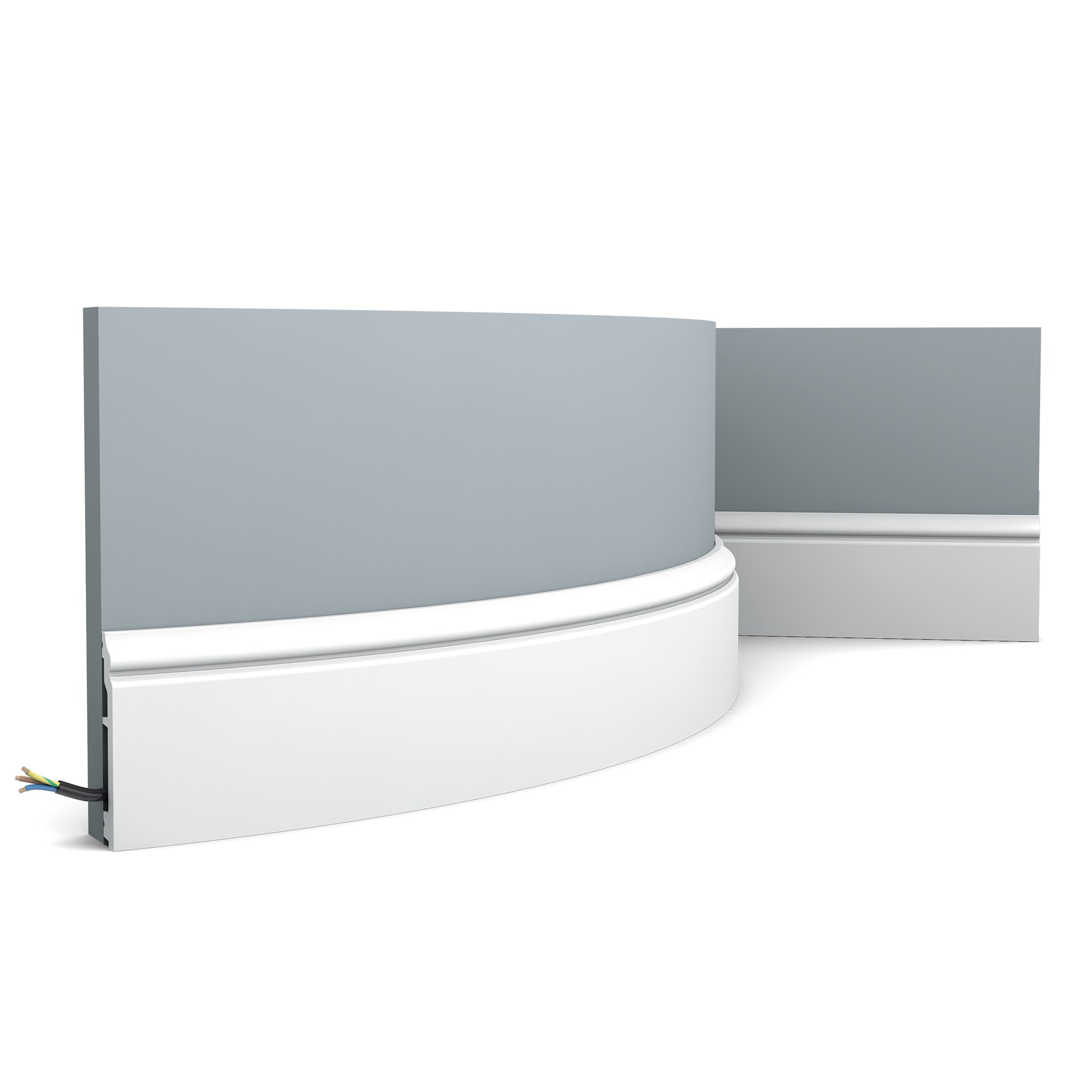 Плинтус под покраску гибкий Orac Decor Select SX173F 2000×100×16