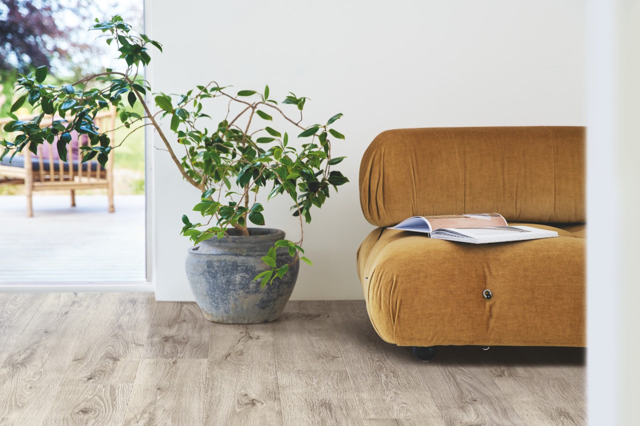 Ламинат Pergo Skara Pro Дуб Вереск L1251-04303 1380×190×9 фото в интерьере