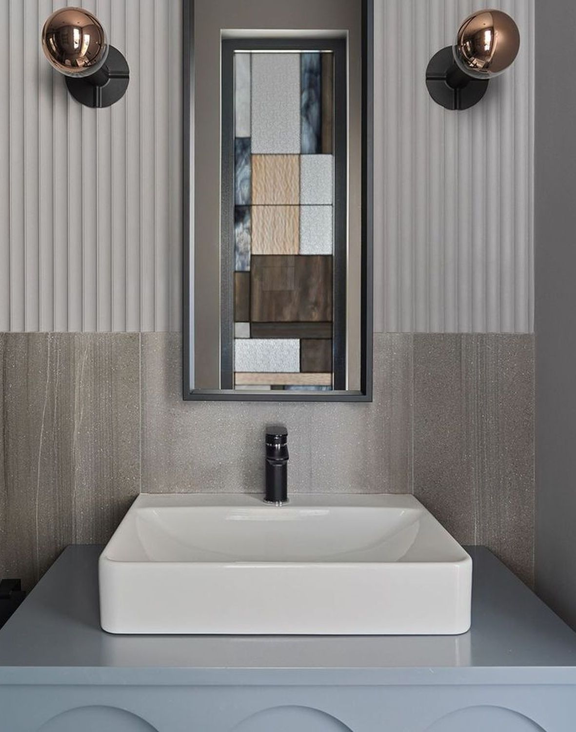 Стеновая панель под покраску Orac Decor Modern Valley W109 2000×250×13 фото в интерьере