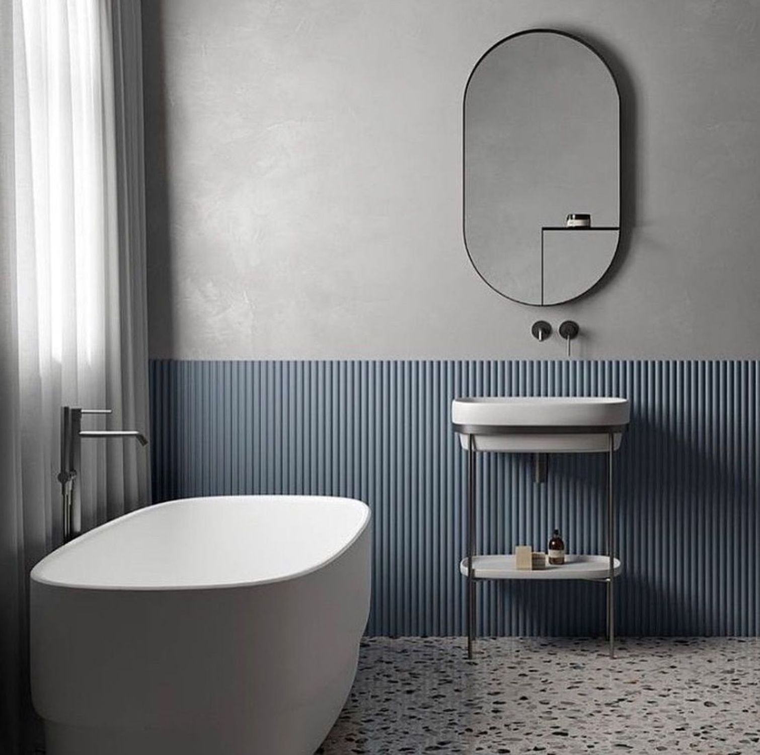 Стеновая панель под покраску Orac Decor Modern Hill W110 2000×250×16 фото в интерьере