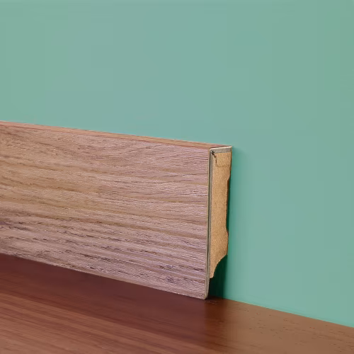 Плинтус МДФ виниловый FineFloor Wood Дуб Динан FF-1512/1412 2400×60×12,5