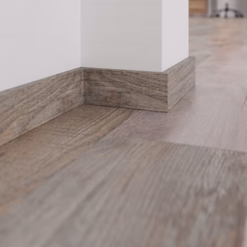 Плинтус МДФ FineFloor Wood Дуб Этна FF-1418 2400×60×12,5