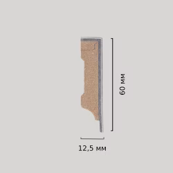 Плинтус МДФ FineFloor Wood Дуб Этна FF-1418 2400×60×12,5