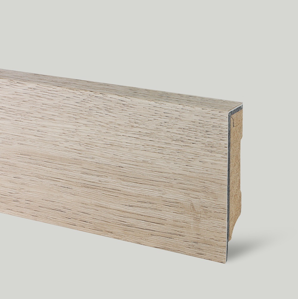 Плинтус МДФ виниловый FineFloor Wood Дуб Ла-Пас FF-1579/1479 2400×60×12,5