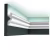 Потолочный плинтус под покраску Orac Decor New Classic C324 с подсветкой 2000×34×83