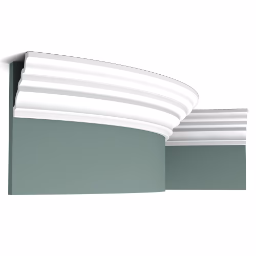 Потолочный плинтус под покраску гибкий Orac Decor New Classic C326F 2000×105×90
