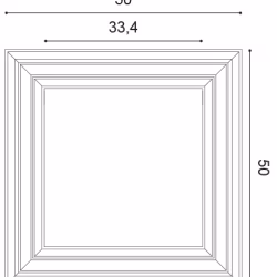 Стеновая панель под покраску Orac Decor New Classic Autoire W121 500×500×32