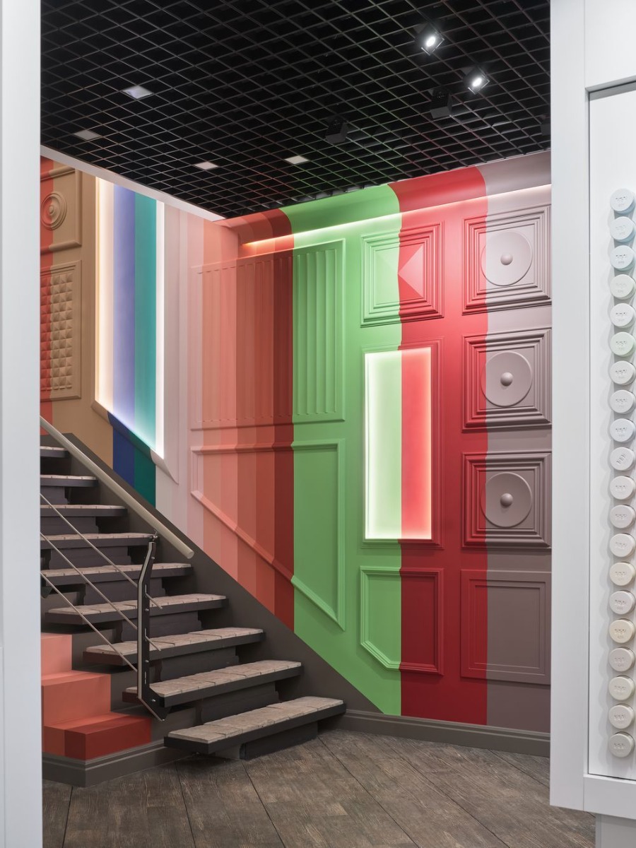 Стеновая панель под покраску Orac Decor New Classic Autoire W123 333×333×35 фото в интерьере