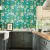 Обои Sanderson Caspian Pamir Garden 216765 фото в интерьере