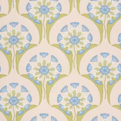 Обои Little Greene National Trust Papers Hencroft - Blue Primula 0245HEBLUEP