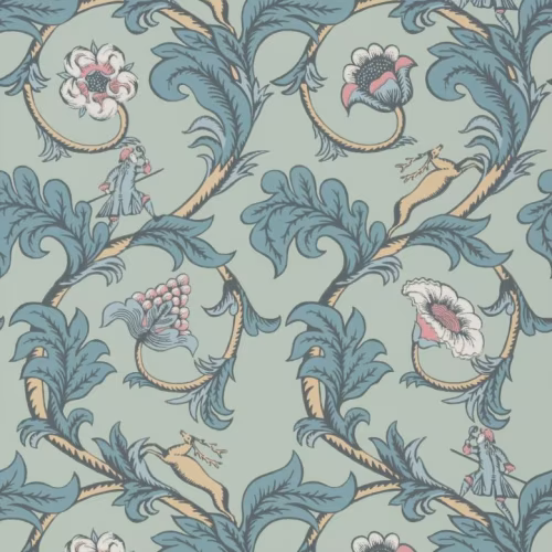 Обои Little Greene National Trust Papers Stag Trail - Arsenic 0245STARSEN