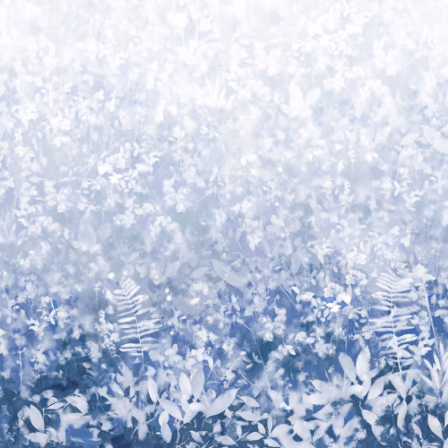 Панно Paint & Paper Library Botany Folia Blue Pearl 0360FOBLUEP 3,25х2,1 м