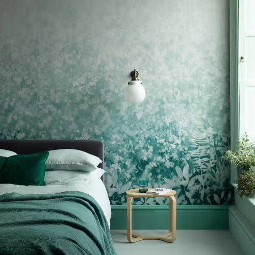 Панно Paint & Paper Library Botany Folia Teal 0360FOTEALZ 3,25х2,1 м