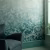 Панно Paint & Paper Library Botany Folia Teal 0360FOTEALZ 3,25х2,1 м фото в интерьере
