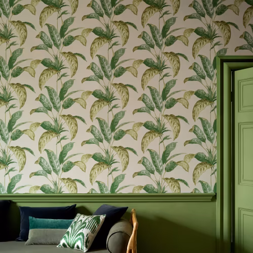 Обои Paint & Paper Library Botany Tropicane Chelsea Green II 0360TRCHELS