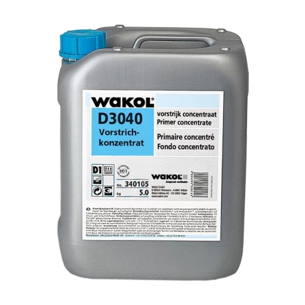 Грунтовка для стяжки WAKOL D 3040 акрилатная на водной основе 5 кг