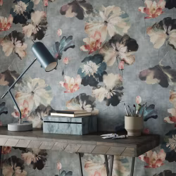Обои 1838 Wallcoverings Willow Water Lilies Mineral 2008-143-02