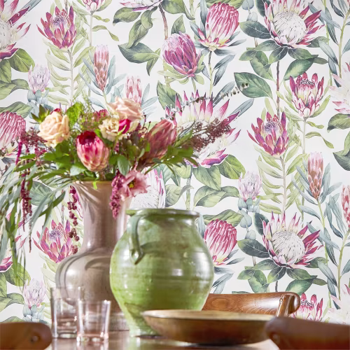Обои Sanderson The Glasshouse King Protea 216646