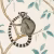 Обои Sanderson The Glasshouse Ringtailed Lemur 216665