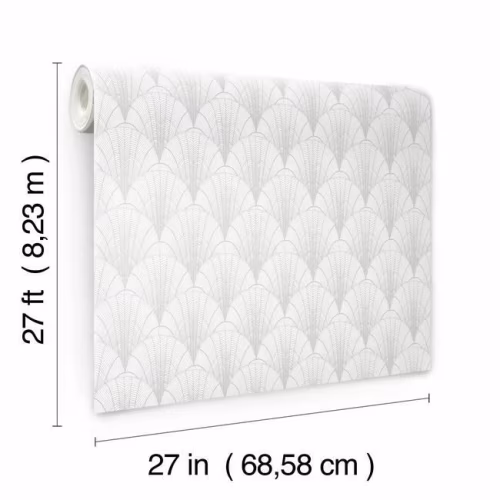 Обои York Modern Heritage 125th Anniversary Scalloped Pearls NV5550