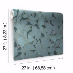 Обои York Modern Heritage 125th Anniversary Acanthus Toss NV5512