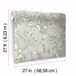 Обои York Modern Heritage 125th Anniversary Acanthus Toss NV5511