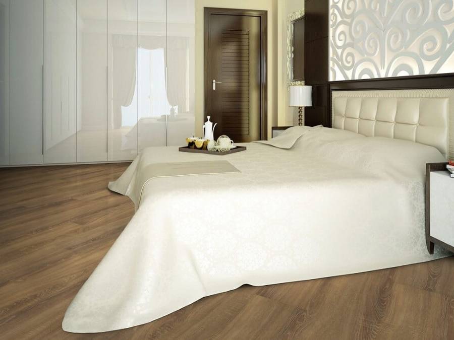 Ламинат Wineo 500 Exclusive V4 Дуб Вирджиния LA061-003 1290×195×8 фото в интерьере