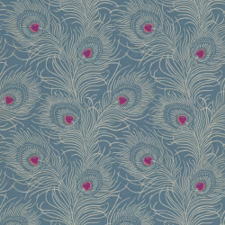 Обои Little Greene London Wallpapers V Carlton House Terrace Blue Plume 0256CTBLUEP