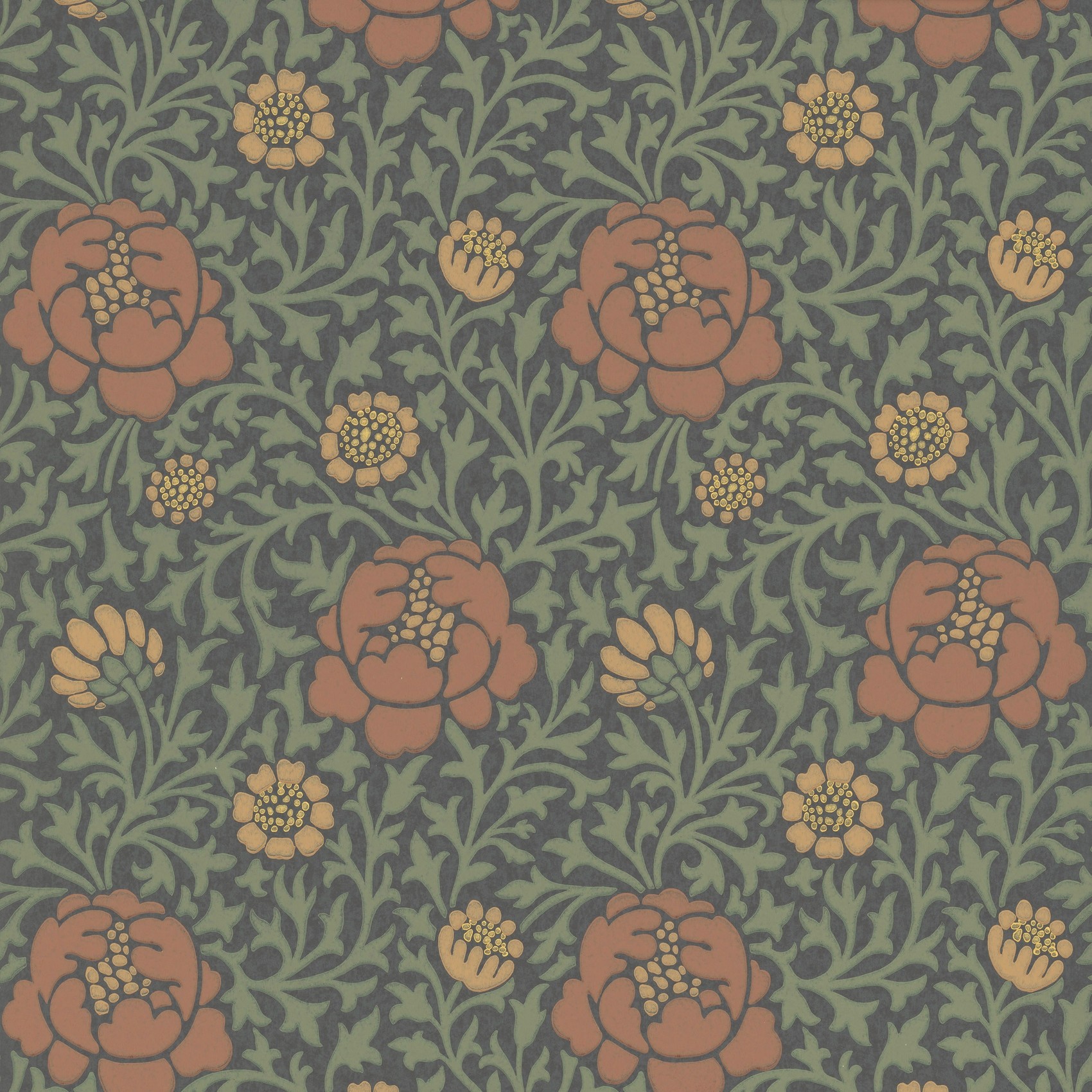 Обои Little Greene London Wallpapers V Lansdowne Walk Ash 0256LWASHZZ