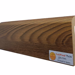 Плинтус МДФ ламинированный TeckWood Дуб Грич 2150×75×16