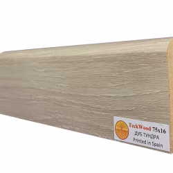 Плинтус МДФ ламинированный TeckWood Дуб Тундра 2150×75×16