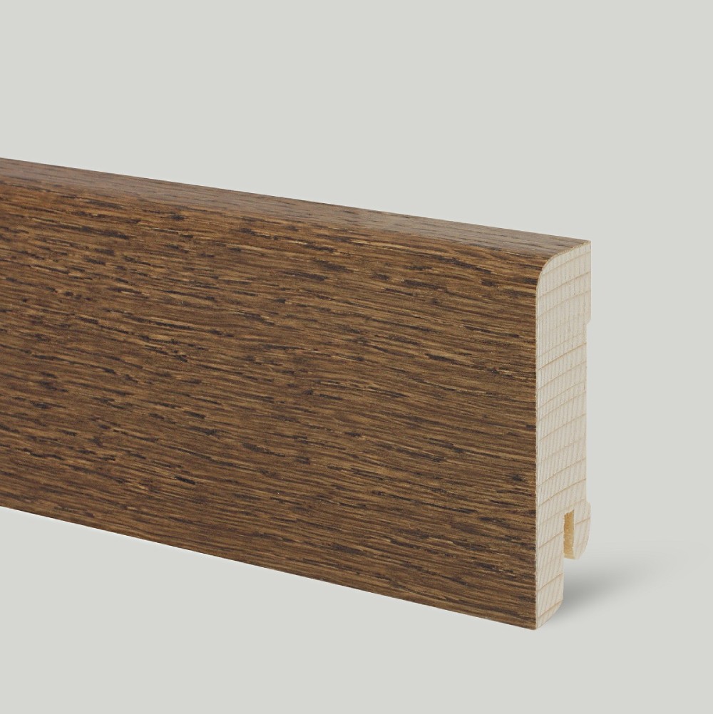 Плинтус деревянный Tarkett Дуб Шоколад 2400×60×16 Плинтус деревянный Tarkett Дуб Шоколад 2400×60×16