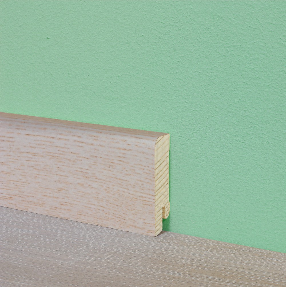 Плинтус деревянный Tarkett Ясень Арктик 2400×60×16