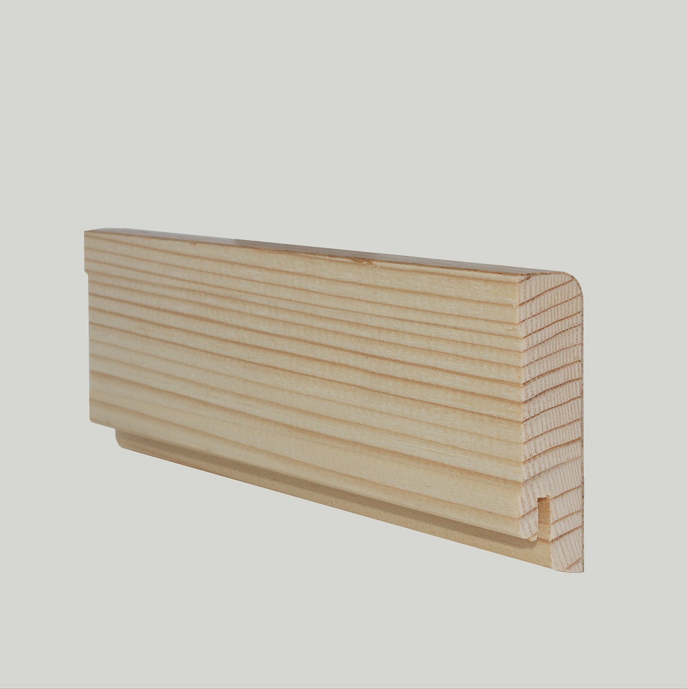 Плинтус деревянный Tarkett Ясень Коньяк Глянец 2400×60×16