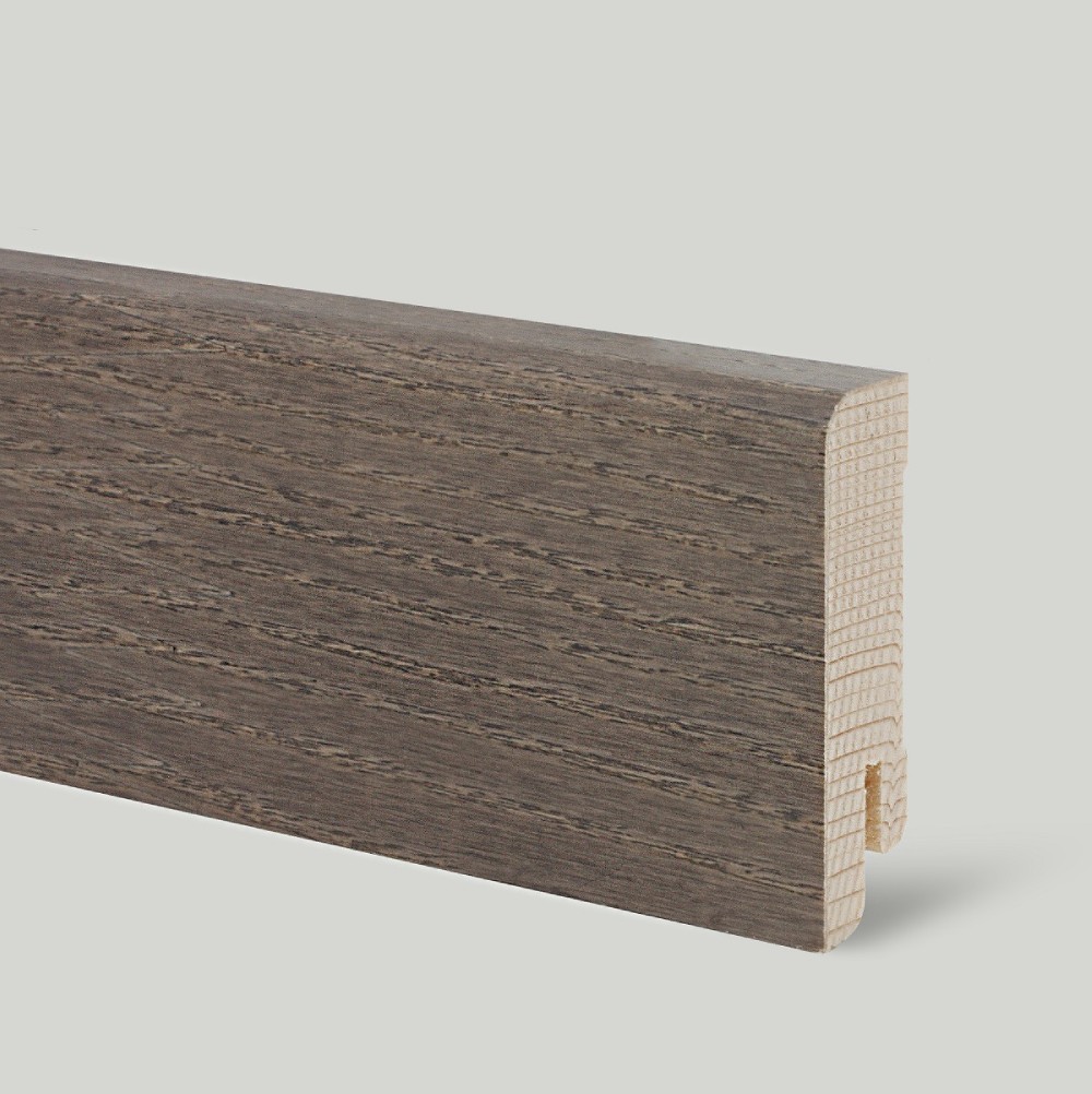 Плинтус деревянный Tarkett Ясень Серый 2400×60×16