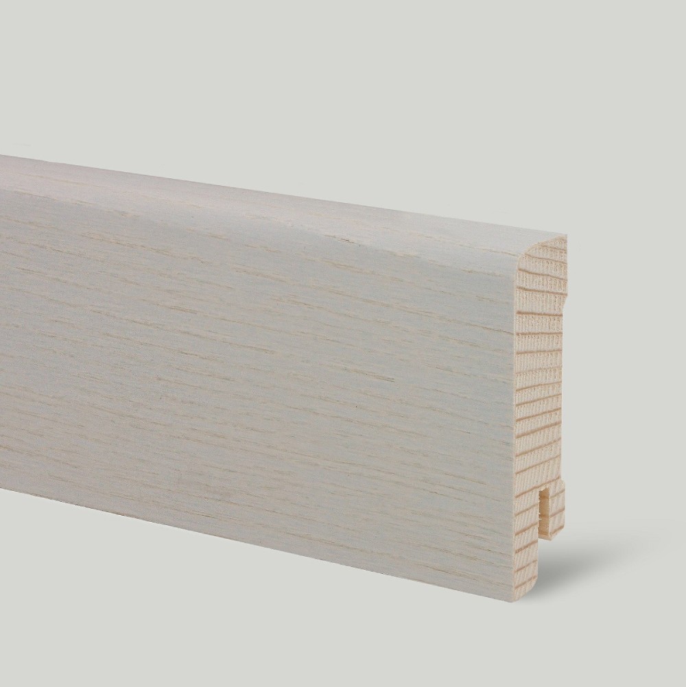 Плинтус деревянный Tarkett Ясень Фрост 2400×60×16