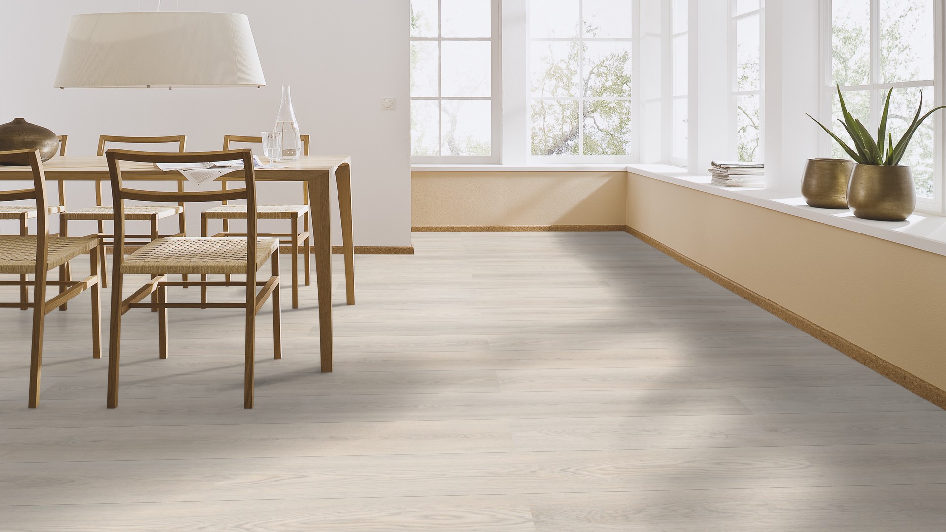 Ламинат Meister LD 150/6268 Дуб Марципан 1288×198×8 фото в интерьере