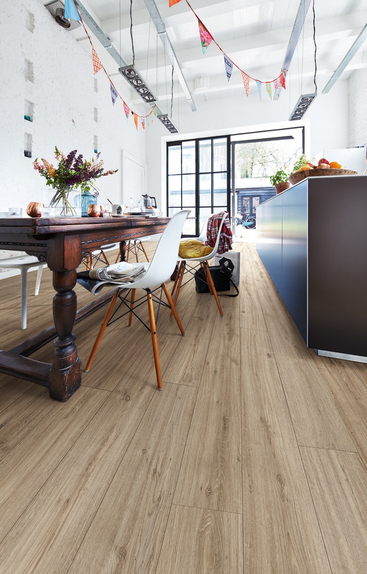 Ламинат Meister LD 150 Дуб Аркадия Arcadia oak 600017-1288198-06412 1288×198×8 фото в интерьере