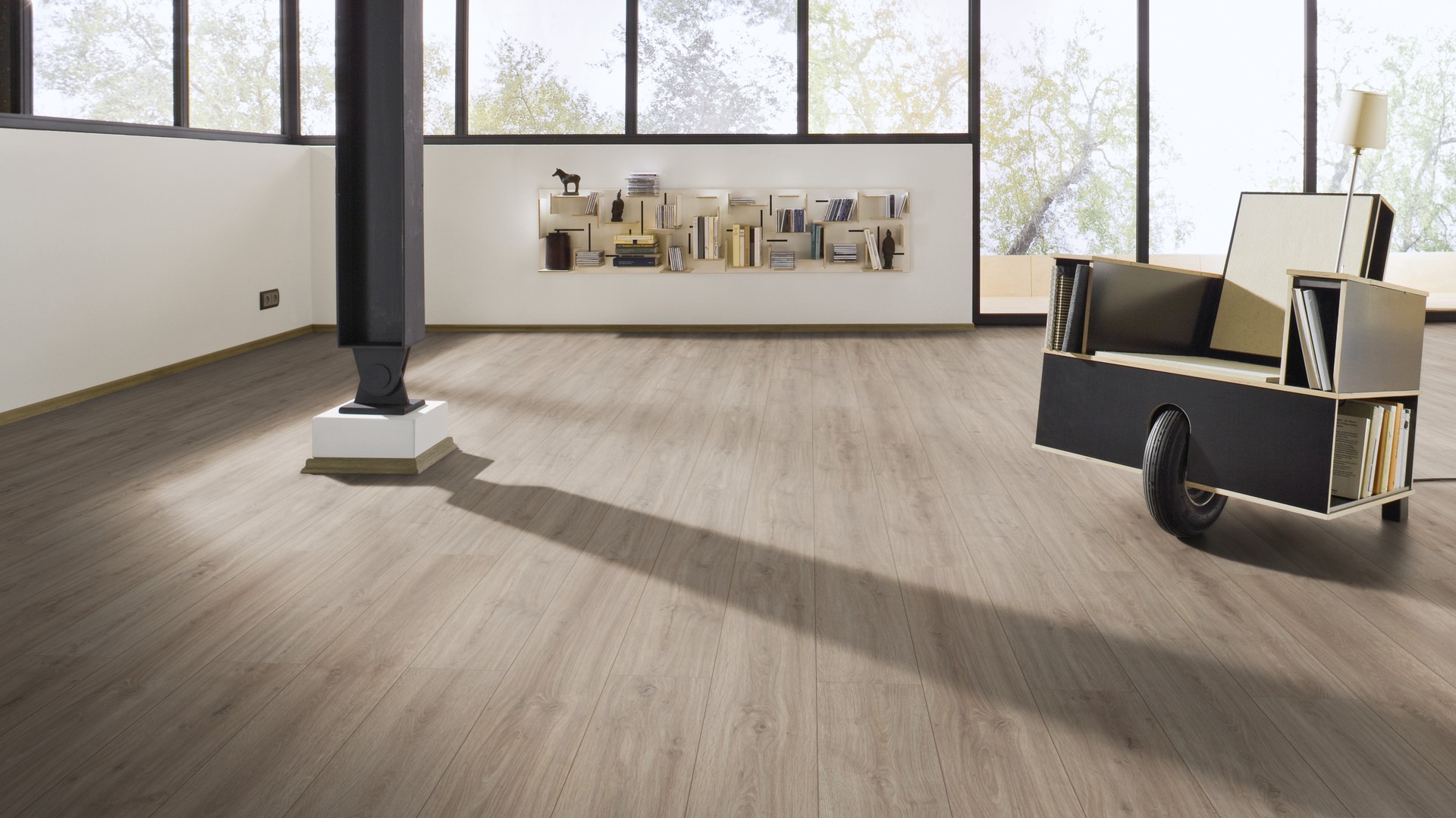 Ламинат Meister LD 150 Дуб Аркадия Arcadia oak 600017-1288198-06412 1288×198×8 фото в интерьере