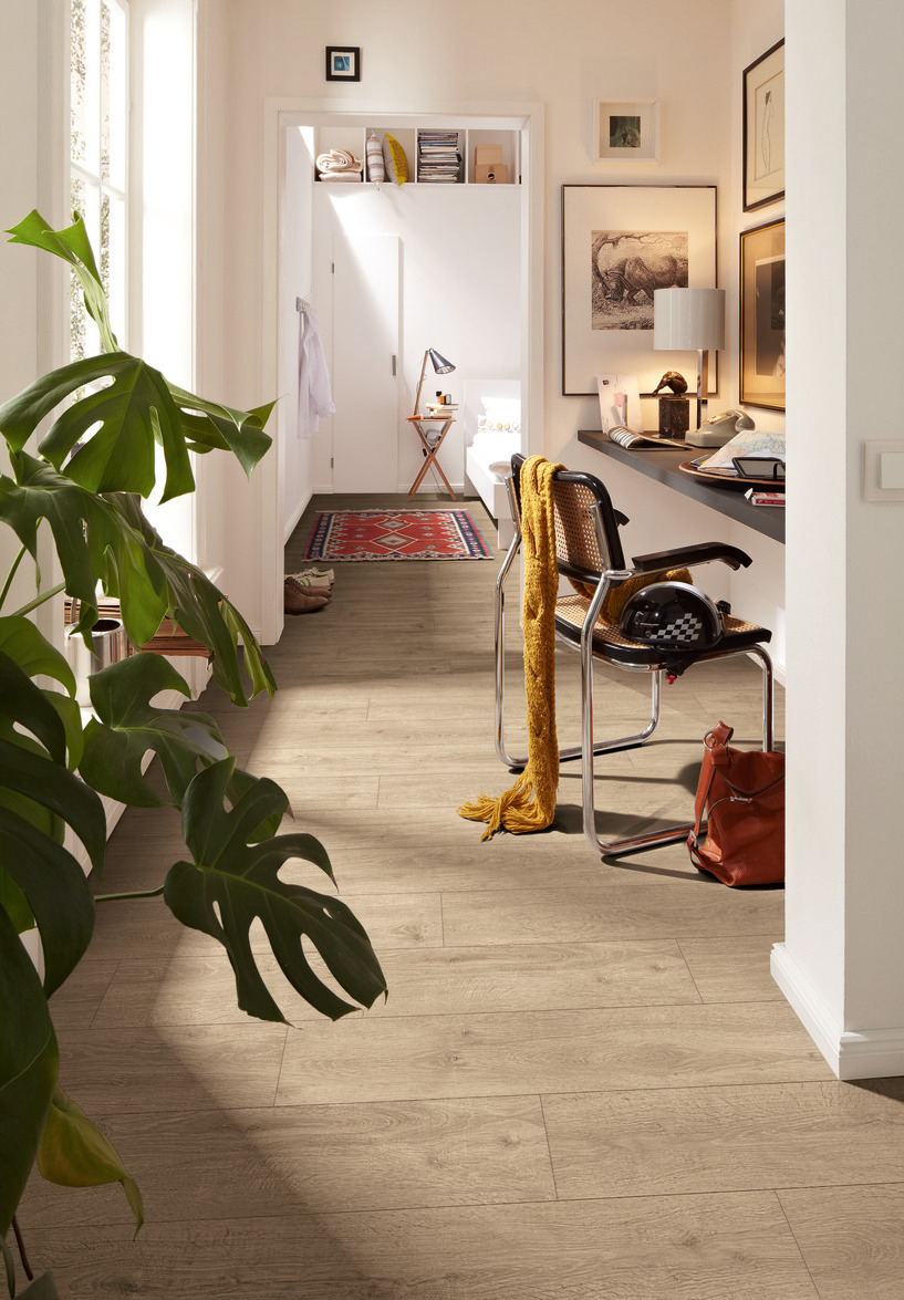 Ламинат Meister LD 150 Дуб Каледония Caledonia oak 600017-1288198-06421 1288×198×8 фото в интерьере